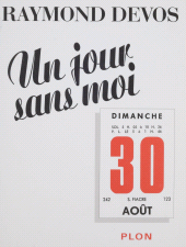 E-book, Un jour sans moi, Plon (réédition numérique FeniXX)