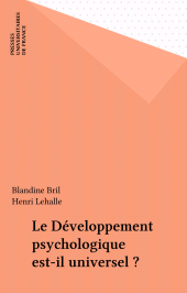 E-book, Le Développement psychologique est-il universel ?, Presses universitaires de France (réédition numérique FeniXX)