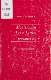 E-book, Montesquieu : les "Lettres persanes" : De l'anthropologie à la politique, Presses universitaires de France (réédition numérique FeniXX)