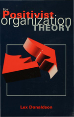 E-book, For Positivist Organization Theory, Donaldson, Lex., Sage