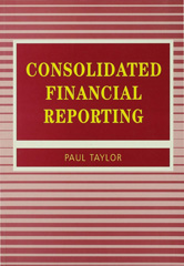 eBook, Consolidated Financial Reporting, Taylor, Paul A., Sage