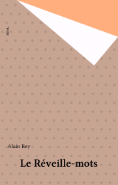 E-book, Le Réveille-mots, Seuil (réédition numérique FeniXX)