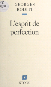 E-book, L'esprit de perfection, Stock (réédition numérique FeniXX)