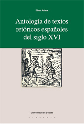 E-book, Antología de textos retóricos españoles del siglo XVI, Artaza, Elena, Deusto