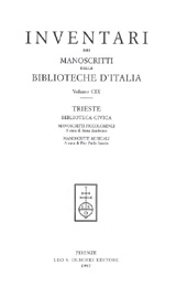 E-book, Inventari dei manoscritti delle biblioteche d'Italia : vol. CIX : Trieste : Biblioteca civica : Manoscritti Piccolominei ; Manoscritti Musicali, L.S. Olschki