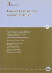 eBook, L'empresa en el marc econòmic actual, Edicions de la Universitat de Lleida