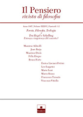 Issue, Il Pensiero : rivista di filosofia : XXXVI, 1/2, 1997, InSchibboleth