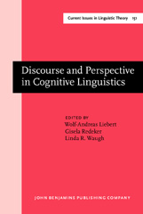 E-book, Discourse and Perspective in Cognitive Linguistics, John Benjamins Publishing Company