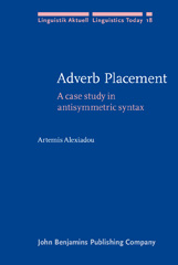 E-book, Adverb Placement, John Benjamins Publishing Company