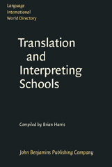 eBook, Language International World Directory of Translation and Interpreting Schools, John Benjamins Publishing Company
