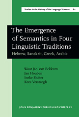 E-book, The Emergence of Semantics in Four Linguistic Traditions, John Benjamins Publishing Company