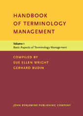 E-book, Handbook of Terminology Management, John Benjamins Publishing Company