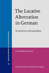 eBook, The Locative Alternation in German, Brinkmann, Ursula, John Benjamins Publishing Company