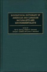 E-book, Biographical Dictionary of American and Canadian Naturalists and Environmentalists, Bloomsbury Publishing