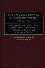 E-book, The African American Theatre Directory, 1816-1960, Bloomsbury Publishing