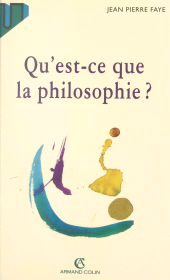 eBook, Qu'est-ce que la philosophie ?, Armand Colin (réédition numérique FeniXX)