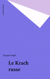 eBook, Le Krach russe, La Découverte (réédition numérique FeniXX)