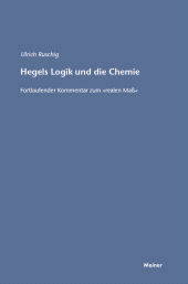 E-book, Hegels Logik und die Chemie : Fortlaufender Kommentar zum "realen Maß", Felix Meiner Verlag
