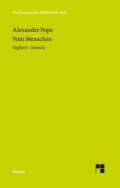 E-book, Vom Menschen : Essay on Man. Zweisprachige Ausgabe, Felix Meiner Verlag
