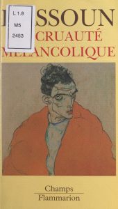E-book, La cruauté mélancolique, Flammarion (réédition numérique FeniXX)