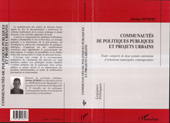 E-book, Communautés de politiques publiques et projets urbains, L'Harmattan