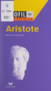 E-book, Aristote, Hatier (réédition numérique FeniXX)