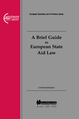 E-book, A Brief Guide to European State Aid Law, Wolters Kluwer