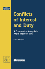 E-book, Conflicts of Interest and Duty, Nakajima, Chizu, Kluwer Law International