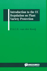 E-book, Introduction to the EC Regulation on Plant Variety Protection, Wolters Kluwer