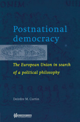 E-book, Postnational democracy, Curtin, Deirdre M., Kluwer Law International