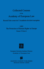 eBook, Collected Courses of the Academy of European Law 1995, Wolters Kluwer
