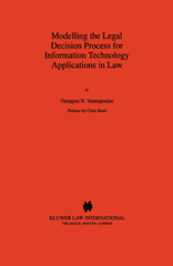 eBook, Modelling the Legal Decision Process for Information Technology Applications in Law, Wolters Kluwer