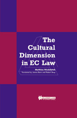 E-book, The Cultural Dimension in EC Law, Niedobitek, Matthias, Wolters Kluwer