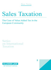 E-book, Sales Taxation, Terra, Ben., Wolters Kluwer