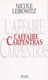 eBook, L'Affaire Carpentras, Plon (réédition numérique FeniXX)