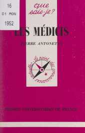 E-book, Les Médicis, Presses universitaires de France (réédition numérique FeniXX)