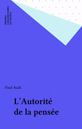 eBook, L'Autorité de la pensée, Presses universitaires de France (réédition numérique FeniXX)