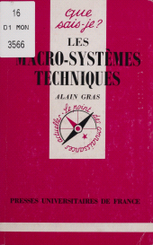 E-book, Les Macro-systèmes techniques, Presses universitaires de France (réédition numérique FeniXX)