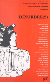 E-book, Désordre(s), Presses universitaires de France (réédition numérique FeniXX)
