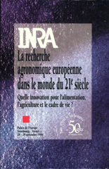 E-book, La recherche agronomique européenne, Inra