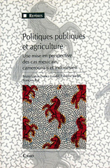 E-book, Politiques publiques et agriculture : Une mise en perspective des cas mexicain, camerounais et Indonésien, Éditions Quae