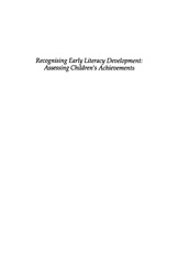 E-book, Recognising Early Literacy Development : Assessing Children's Achievements, Nutbrown, Cathy, SAGE Publications Ltd