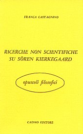 E-book, Ricerche non scientifiche su Sören Kierkegaard, Cadmo