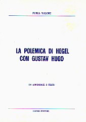 E-book, La polemica di Hegel con Gustav Hugo, Valori, Furia, Cadmo