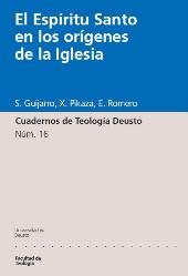 E-book, El Espíritu Santo en los orígenes de la Iglesia, Guijarro Oporto, Santiago, Universidad de Deusto