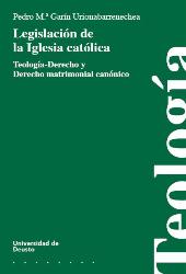 eBook, Legislación de la Iglesia católica : teología-derecho e derecho matrimonial canónico, Universidad de Deusto
