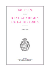 Fascicule, Boletín de la Real Academia de la Historia : CXCV,III, 1998, Real Academia de la Historia
