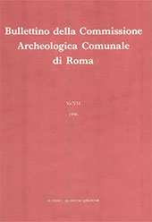 Fascicule, Bullettino della commissione archeologica comunale di Roma : XCVII, 1996, "L'Erma" di Bretschneider