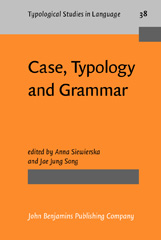 E-book, Case, Typology and Grammar, John Benjamins Publishing Company