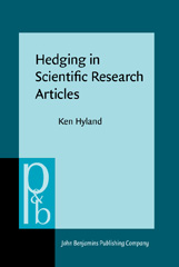 eBook, Hedging in Scientific Research Articles, John Benjamins Publishing Company